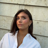 Large Huggie Hoop Earrings Gold