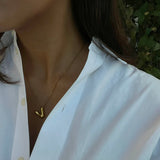 Flower Statement Chunky Earrings Gold